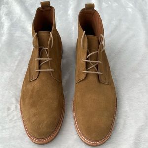New!!! Allen Edmonds Lace-up suede boots.